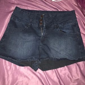 Denim shorts